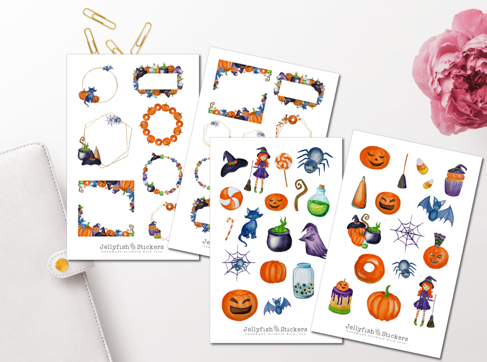 Halloween Sticker Set